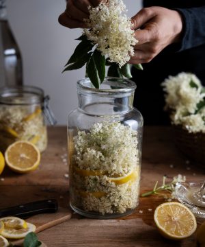 Limonade à la fleur sureaux