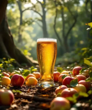 Bière à la pomme