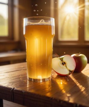 Kombucha pomme