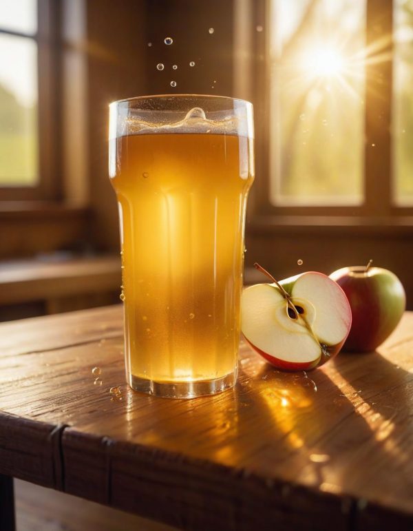 Kombucha pomme
