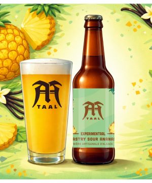 Pastry sour Ananas